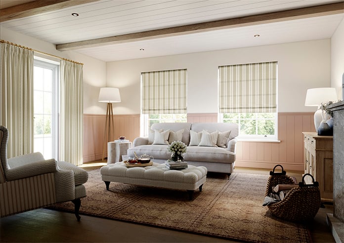 The British Stripe Co. Edgar, Dover No.1 - Twist&Fit Roman Blind - Image 7